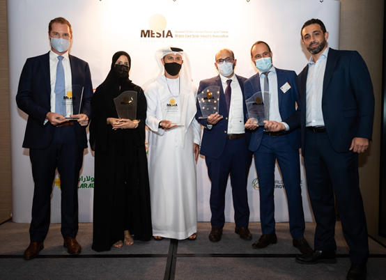 kaiyun.com Al Dhafra Photovoltaic Project Wins a MESIA Annual Award